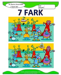 İki Resim Arasındaki Farkı Bul Etkinliği